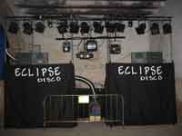 Disco móvil Eclipse antes de la actuación
