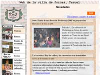 Web de Jorcas el 2006